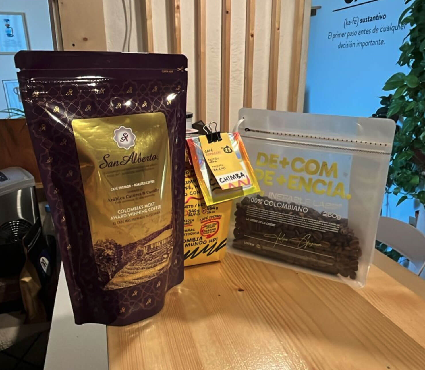 Curated coffee flights